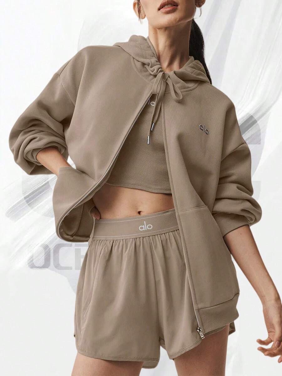 Accolade Full Zip Hoodie - 碎石 - 查看 1