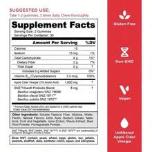 Goli Zero Sugar World's First Apple Cider Vinegar Gummies - Vitamin B12, Probiotics To Address Bloating. Vegan, Plant Based, Non-GMO, Gluten-Free & Gelatin-Free - 220克 - 查看 6