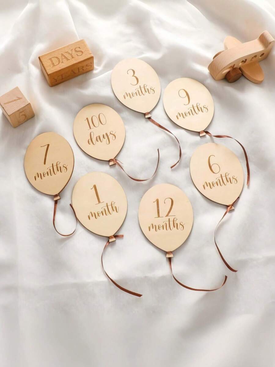 Newborn Milestone Props, Baby Growth Photography Props, Newborn Gifts, Gender Reveal Party, Baby Essentials - Multicolor 6 - View 1