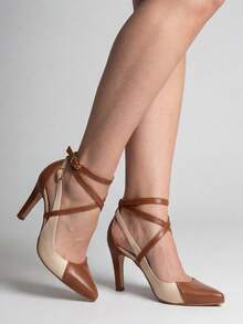 Women Heeled Sandals - Multicolor - View 1