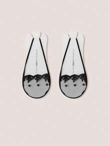 1/2/4 Pairs Invisible Non-Slip Liners Leg Warmers For High Heels, Thin Half-Toe Footsie Leg Warmers, Suitable For Spring & Summer - Multicolor - View 22