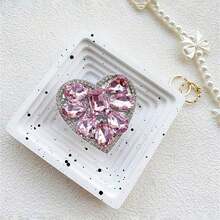 Adjustable Bling Diamond Phone Push-Pull Stand 1pc Elegant Crystal Diamond Phone Ring Holder, 360° Rotatable & Retractable Stand, Compatible With IPhone And Android Phones, Ideal Mother's Day Birthday Gift - Multicolor - View 8