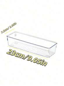 1/4pcs Transparent Cup And Spoon Storage Box, Suitable For Back To School, Parties And Holidays, Summer Essentials, Wedding Decor, Christmas Decor, Birthday Decor, Birthday Gifts, Christmas Table Decor, Christmas Celebration, Holiday Decoration - Multicolor - View 3