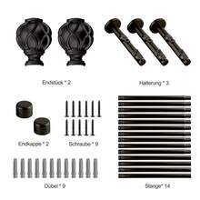 IsEasy Curtain Tracks & Accessories - Black - View 6