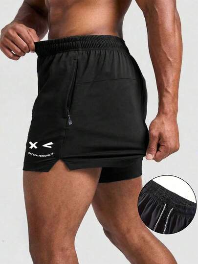 Pantalones cortos deportivos para hombres, pantalones cortos de verano unisex para entrenamiento de fitness, baloncesto, maratón de longitud hasta la rodilla, pantalones cortos transpirables y de secado rápido para exteriores, natación y playa