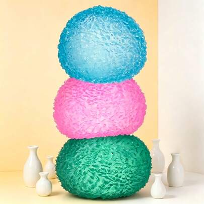 1.6 Inch Embossed Mini Stress Ball: 1/2/4 Pack Adult Stress Balls, High Density Solid Soft Toys, 1.6 Inch Small Sensory Toys, Adult Silent Anxiety Relief, Malt Filling, Prizes, Easter Party Favors Squeeze Ball