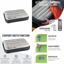 Sea to Summit Aeros - Almohada inflable de plumón - Gris - Ver 1