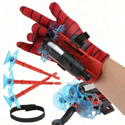 16pcs Spider Silk Launcher Spider Hero Spider Silk Gloves Advanced Technology Toy