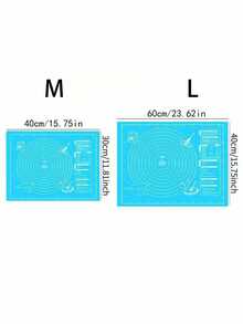Thảm nướng silicon cỡ lớn, chống dính, dễ vệ sinh, dùng để nhào bột, làm bánh bao, dụng cụ làm bánh thiết yếu cho nhà bếp. - Xem 19