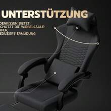 Gaming Chairs - Black - View 2