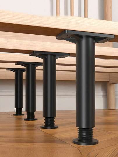 1 chiếc (8,3 inch - 14,5 inch) Chân đỡ khung giường điều chỉnh được, Chân đỡ thanh giữa chịu lực cao cho khung giường/sofa/bàn trang điểm/bàn, Phụ kiện chân thay thế đồ nội thất bền chắc