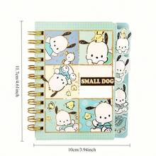 1 本 Sanrio Pochacco 螺旋笔记本（四款设计随机发货），采用 Pochacco 图案，配金色分隔页。这款 A7 尺寸的记事本时尚美观，是理想的文具用品，方便携带，也适合快速记录笔记。是馈赠亲朋好友的绝佳礼物。 - 彩色 - 查看 4