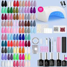 Beetles Gel Nail Polish Kit With U V Light - 80Pcs Color Enchantment 55 Colors Gel Polish Starter Kit - Color Enchantment - View 1