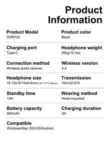 Acer Genuine OHR752 Gaming Bluetooth Wireless Headphones, Ergonomic Design With Soft Breathable Earcups, Large Diaphragm High-End Chip Surround Sound For High-Quality Music And Gaming, Compatible With Laptops, PCs And Other Devices - View 12