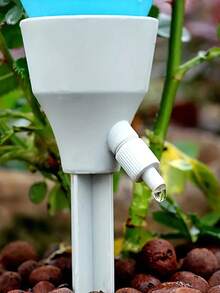 Set de 5 piezas de kit de riego automático de plantas, sistema de autorriego ajustable, apto para plantas de interior y exterior, sin batería, se adapta a botellas con rosca estándar europea y americana - Talla única - Ver 5