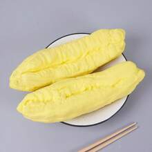 1个逼真的油条造型捏捏乐玩具,减压玩具,柔软玩具,教室/办公室解压玩具,慢回弹玩具,旅行玩具,圣诞文具减压球,完美礼物,生日礼物 - 彩色 - 查看 5