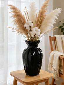 1 pieza Jarrón de flores de resina vintage elegante. Se puede usar como jarrón en la sala de estar, colocado en un estante de flores secas como decoración moderna o como decoración de mesa de comedor. Puede contener flores frescas o artificiales, convirtiéndolo en una decoración ideal para mesas de café, escritorios y salas de estar. Adecuado para la decoración de la habitación, la decoración del hogar y la decoración de otoño. - Jarrón de la princesa Diana - Ver 6