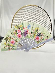 1/3/4件套 D EXCEED 可折叠印花手扇套装,适用于女士化妆、派对、下午茶、婚礼、节日、戏剧表演、摄影装饰、旅行必备、露营等场合。 - 彩色 - 查看 14