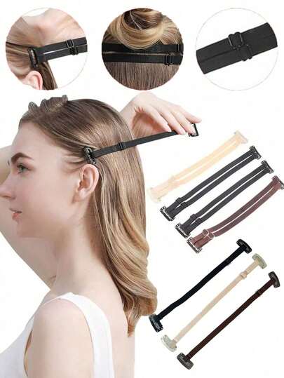 Adjustable Face Lifting Strap Clip, Reusable Invisible Face Lifting Strap Hair Clip Design, Elastic Tightening Skin Patch, Suitable For Sagging Skin, Crow's Feet, Facial Wrinkles, Instant Facial Shaping Beauty Tool