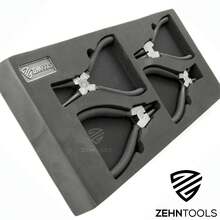 CIRCLIP PLIERS SET FOAM TOOL BOX TRAY INTERNAL EXTERNAL STRAIGHT BENT SNAP RING - A - View 1