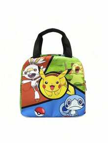 Cute Cartoon Storage Bag Thickened Waterproof Handbag Portable Insulated Storage Pouch For Students And Office Workers Fashion Lightweight College Style - Multicolor - View 7