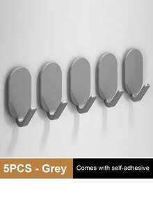 Strong Adhesive Door Back Hook, No Punching Self-Adhesive Hook, Sticky Hook, With Stylish And Practical Light Luxury Wall Mounted Hooks, Adhesive Hooks Heavy Duty Wall Hooks Waterproof Hooks For Hanging Coat, Clothes Hooks, Plants Hooks, Gardening Tools Hooks, Kitchenware, Pans Hooks, Pots Hooks, Utensils Hooks, Spoons Hooks - View 13