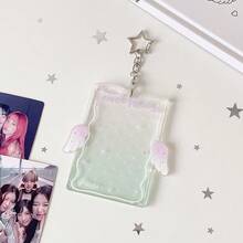 Hộp đựng thẻ INS Angel Heart chấm bi, hộp bảo vệ ảnh chụp lấy liền 3 inch dành cho học sinh, phụ kiện trưng bày thẻ treo bằng acrylic hình ngôi sao thần tượng. - Hình chữ nhật - Xem 18