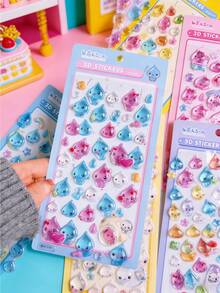 Hình dán 3D hoài niệm - Tái hiện niềm vui tuổi thơ với các họa tiết động vật và trái tim dễ thương, thích hợp cho các dự án thủ công tự làm và quà tặng cá nhân hóa. - Nhiều màu - Xem 7
