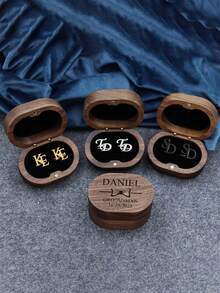 2件套定制姓名袖扣，不锈钢字母组合纽扣，个性化新郎婚礼伴郎礼物，可爱、趣味、卡哇伊、Y2K风格、永恒之爱、俏皮正式 - 銀色 - 查看 10