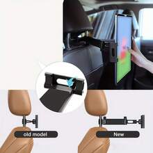 Car Backseat Headrest Tablet Holder - Essential For Road Trips - 360 Degree Rotation Adjustable, Compatible With Tablets And Smartphones - Multicolor - View 4