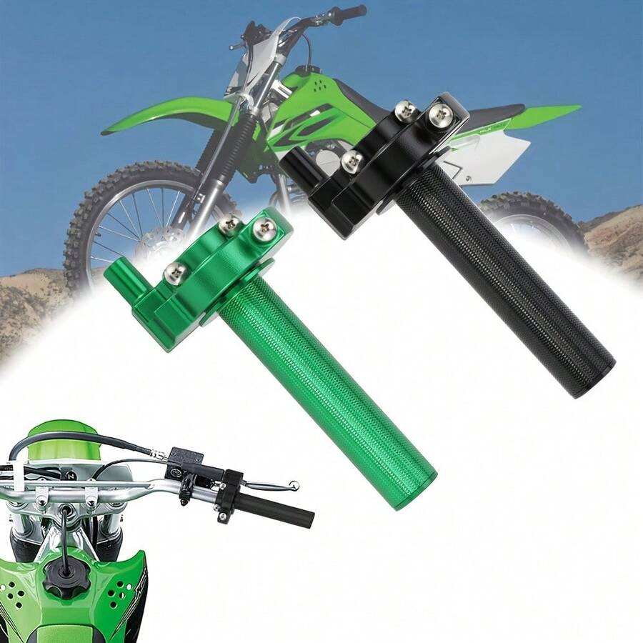 JFG RACING Bộ tay ga hợp kim nhôm CNC, phù hợp với các dòng xe địa hình KLX110/110L/140/140L/140G KX65/85/100/112 từ năm 2008-2024. - A - Xem 1