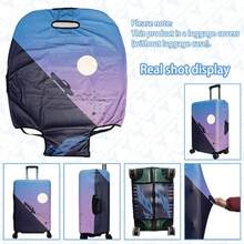 1 pieza Funda protectora para equipaje, disponible en múltiples tamaños. Hecha de fibra de poliéster, resistente a los arañazos y al desgaste, unisex. Ideal para viajes de negocios y vacaciones de verano. Fácil de lavar a mano y desmontable, un artículo imprescindible para viajar - Multicolor - Ver 68