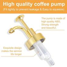 2Pcs Gold Glass Olive Oil & Coffee Syrup Dispenser Bottles, Multi-Purpose Kitchen Cooking Oil Dispenser With 9 Labels, Ideal For Coffee Bar, Home Cooking & Kitchen Organization - View 7