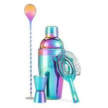 True Fortify - Juego de utensilios de cocina acero inoxidable color plateado Mirage Una talla 1 - Ver 2