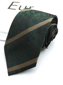 1条佩斯利花纹手工男女通用领带，适合休闲、商务、街头风、日常穿着、派对、礼品等场合。 - 彩色 - 查看 4