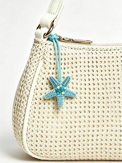 แฟชั่นสไตล์วันหยุด เครื่องประดับรูปปลาดาวสำหรับตกแต่ง, เหมาะสำหรับวันหยุดฤดูร้อน ชายหาด กระเป๋าชายหาด อุปกรณ์เสริมสำหรับฤดูร้อน อุปกรณ์เสริมสำหรับชายหาด ของใช้จำเป็นสำหรับชายหาด ของใช้จำเป็นสำหรับวันหยุด, ของขวัญสำหรับเพื่อน