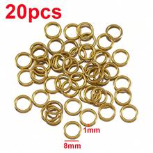20 buah Cincin Lompat Tertutup Stainless Steel, Konektor Cincin Putar Cocok untuk Aksesoris Pembuatan Perhiasan DIY - Cincin baja tahan karat - View 17