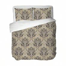 7 Pieces Paisley Comforter Set Queen King Bed In A Bag Comforter, Black And Gold Boho Paisley Pattern Bedding Soft Microfiber Queen Size Comforter With Sheet & Pillowcase,Wedding Items,Valentines Day Home Bed Room Decor,Easter Gifts,All Season - Black and Gold - 查看 9