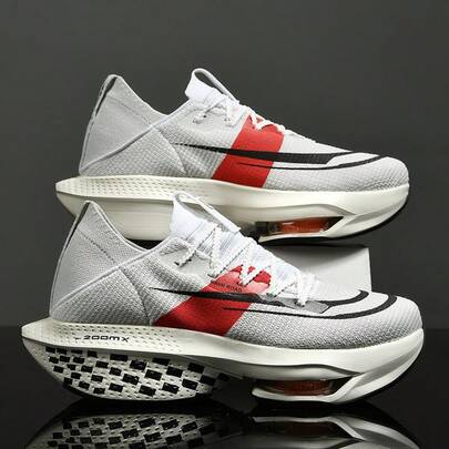 (3k+Sold) Milikuyou Men's Marathon Running Shoes, Casual Sports Shoes, Men's Competitive Basketball Shoes, Men's Sports Shoes, Outdoor Sports Shoes, Road Running Shoes, Fitness Training Shoes, Hiking Shoes, Lightweight, Versatile, Fashionable, Casual Shoes, Popcorn Sole, High Elasticity For Speed Boost, MD+Rubber, Ergonomic Design, Carbon Plate Sensor, Commuter Shoes For Men, Multi-Scene Applicable, Suitable For Daily Wear, Long-Distance Running, Short-Distance Running, Casual Running, Speed Training, Ideal Gift For Students Or Men, Bright Colors, Size 34-45 (Uneven Handpainted Soles, Asymmetrical Patterns)