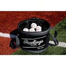 Rawlings Bolsa de balón de balón Suave Béisbol/Softbol Múltiples Opciones - 3 Dz.  Negro/Gris - Ver 7