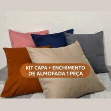 Cushion Cover Set With Filling 45cm 1 Unit For Living Room - Grey - View 2