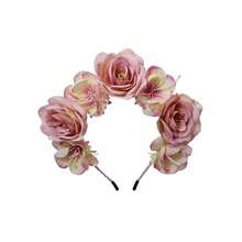 1 chiếc băng đô cài tóc cô dâu thời trang, phụ kiện hoa cài đầu, băng đô ngọt ngào kiểu đi biển, có khóa cài, phụ kiện cài tóc cho váy cưới, lễ hội. - Nhiều màu - Xem 13