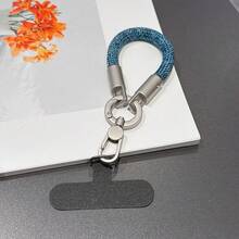 1 Set Personalized Phone Lanyard, Creative Finger Strap 8mm Car Key Chain Pendant, Anti-Lost Anti-Theft Small Hanging Accessory, Fashionable Hanging Chain - Multicolor - View 50