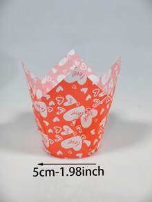 50 chiếc giấy lót bánh cupcake hình hoa tulip trái tim, thích hợp cho Ngày Valentine, Lễ Phục Sinh, Ngày Thánh Patrick, Ngày của Mẹ, đám cưới và các bữa tiệc. - Xem 6