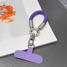 1 Set Personalized Phone Lanyard, Creative Finger Strap 8mm Car Key Chain Pendant, Anti-Lost Anti-Theft Small Hanging Accessory, Fashionable Hanging Chain - Multicolor - View 24