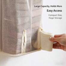 Wall Mounted Sock Storage Bag, Student Dormitory Hanging Underwear Organizer Net Pouch - Multicolor - View 2