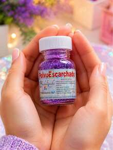 Frosted Powder For Decorating Fabrics, Foam, Wood, And Creating Beautiful Metallic Effects And More. - Lavender - View 2