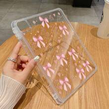 适用于 iPad 第 11 代平板电脑的保护壳，A16 型号，高透明亚克力背板，带笔槽，防震防摔，时尚无盖平板电脑保护壳，也适用于 iPad 第 10 代平板电脑，以及第 9 代 10.2 英寸、第 8 代 10.2 英寸、Air 11 英寸 (M2)、Air 11 英寸 (M3)、Air 11 英寸 (M4) 等型号的平板电脑保护壳。 - 無色 - 查看 4