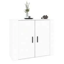 vidaXL Sideboard Weiß 80x33x70 Cm Holzwerkstoff - White - View 7