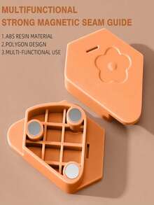 1 pieza Guía de costura magnética para máquina de coser con escala, guía de costura poligonal multifuncional, guía de costura magnética, suministros y accesorios de costura, guía de doblez magnética, adecuada para la mayoría de las máquinas de coser domésticas de nivel básico, accesorio de costura DIY 1 pieza Guía de costura magnética para máquina de coser - multicolor - Ver 9